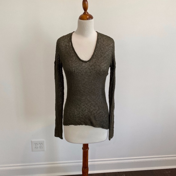 Helmut Lang Asymmetrical Hem Sweater